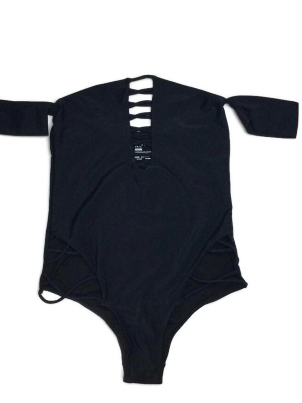 Black Cutout One-Piece Swimsuit